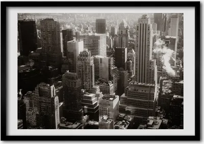 Produktbild von Bild - Bilderrahmen - 100 cm x 70 cm - MDF - Rahmen - Foto - Wandkunst New York