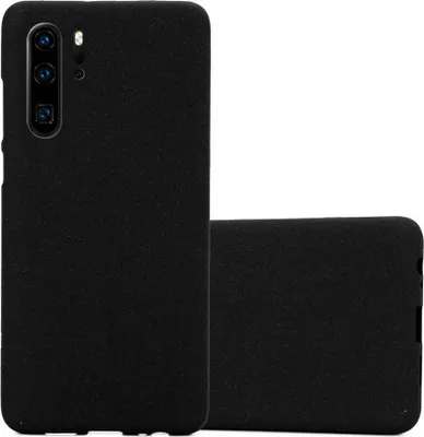 Produktbild von Cadorabo Schutzhülle für Huawei P30 PRO Hülle in Schwarz Handyhülle TPU Etui Cover Case