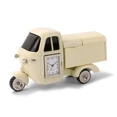 Produktbild von Designer Tischuhr Arpe Beige aus Metall