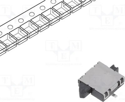 Productafbeelding van 2x Schakelaar met sensor, 0,39N, positie: 2, 500 mΩ, 1,7 mm, ESE31R11T, detectieschakeling: 0,01 A / 5 VDC