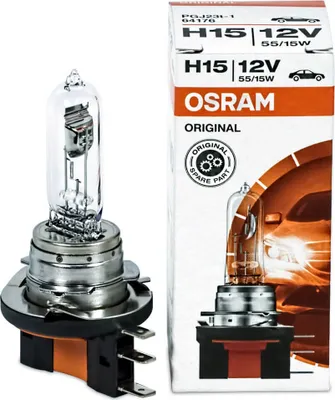 Obrázok produktu pre žiarovka H15 12V 55-15W (pätica PGJ23T) OSRAM 64176