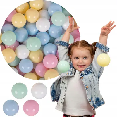 Produktbild von KiddyMoon Spielbälle für Indoor-Spielplatz 50 Stück 7cm