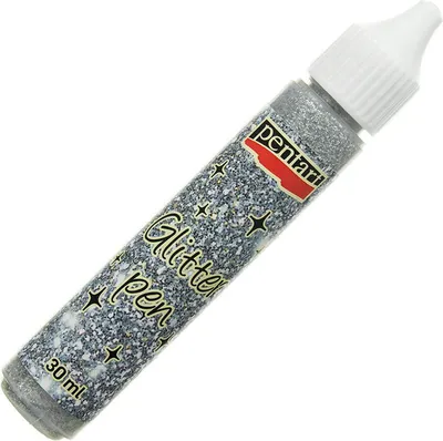 Immagine prodotto di PENTART penna glitter, 30 ml, argento