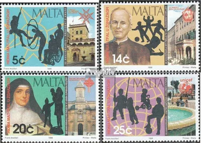 Produktbild von Briefmarken Malta 1996 Mi 975-978 (kompl.Ausg.) postfrisch Jugendwohlfahrt