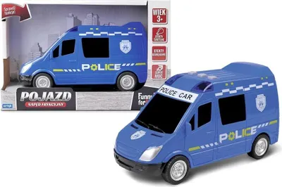 Produktbild von Rasantrieb Polizei Spielzeugauto mit Licht & Sound 17cm