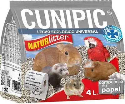 Obrázek produktu pro Podestýlka pro hlodavce Naturlitter paper Cunipic 4 l / 1,2 kg