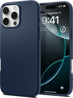Produktbild von Spigen iPhone 16 Pro Max Hülle Liquid Air Blau