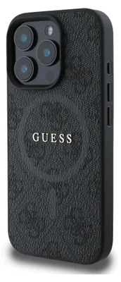 Produktbild von Guess Guhmp16Xg4Gfrk Iphone 16 Pro Max 6.9 Schwarz/Schwarz Hardcase 4G Ring Classic Logo Magsafe