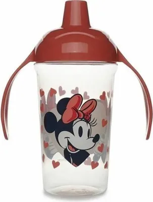Zdjęcie produktu dla THERMOBABY Kubek niekapek z pokrywką 295 ml, Minnie New