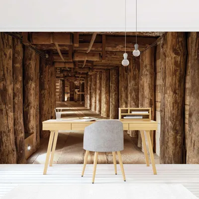 Produktbild von Fototapete mit Motiv - Vliestapete - Bildtapete UV-beständig Design braun 3D-Effekt Motiv Wandtapete geruchsfrei
