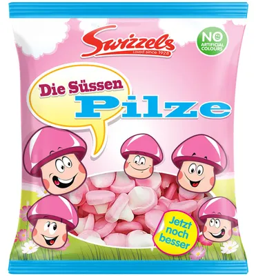 Produktbild von Swizzels Die Süssen Pilze 100g