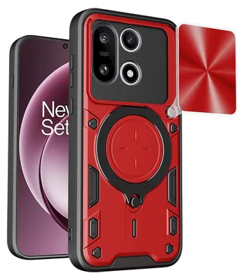 Produktbild von Techsuit – CamGuard Pro Hülle mit Kameraschutz für OnePlus 15 – rot