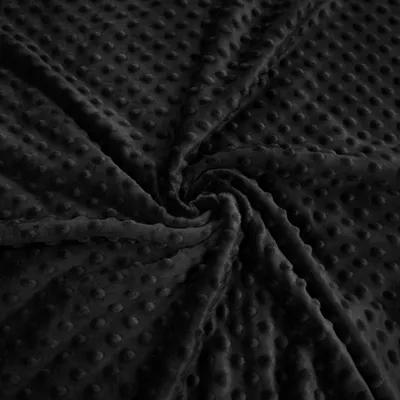 Produktbild von Minky Premium schwarz (Black)