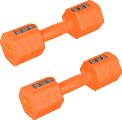 Produktbild von Verstellbare Sechskant-Hanteln - 2 x 2,5 kg, Schnellverstellung