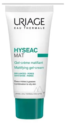 Obrázek produktu pro Zmatňující gel-krém pro smíšenou a mastnou pleť Hyséac Mat (Mattifying Gel-Cream) 40 ml