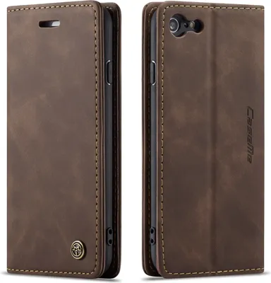 Produktbild von iPhone 6s Plus Hülle, LaimTop Retro Kunstledertasche TPU Innere, Kartenfächer, Magnetverschluss, Klapphülle mit Standfunktion Schutzhülle für iPhone 6 Plus / 6s Plus Kaffee