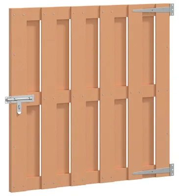 Produktbild von vidaXL Gartentor 100 x 100 cm WPC und Aluminium Braun