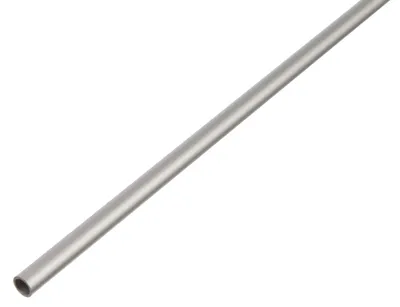 Image de Alberts 473464 Tube rond, aluminium, anodisé couleur argent, 1000 x 20 x 1 mm