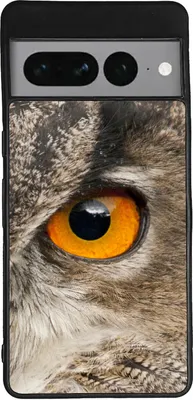 Produktbild von TPU Silikon Hülle für Google Pixel 7 Handy Cover Case Schutzhülle Handyhülle Bumper MOTIV 355 Eulen Auge