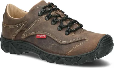 Produktbild von nagaba Wanderschuhe Herren Trekkingschuhe Herrenschuhe Echtleder, Olivgrün, 46