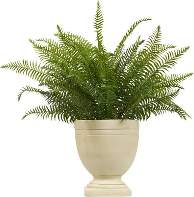 Produktbild von Kunstpflanze farn rosenblüte h80cm  - Atmosphera créateur d'intérieur