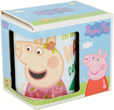 Produktbild von Henkelbecher Peppa Pig Having Fun 325ml (11,7 x 10 x 8,7 cm)
