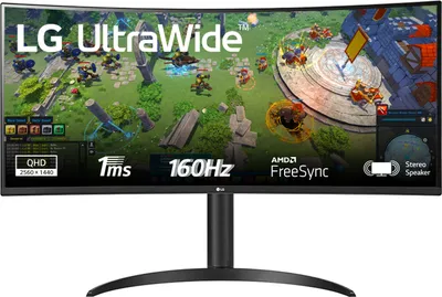 Produktbild von LG UltraWide 34WP65CP-B Curved Monitor 86,4 cm (34,0 Zoll) schwarz
