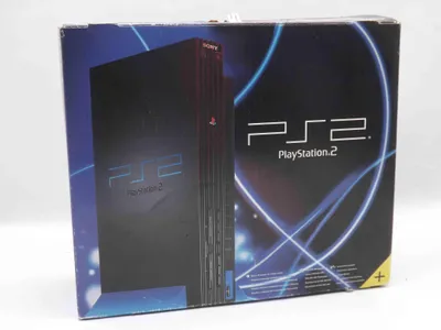 Produktbild von Sony PlayStation 2 Konsole Schwarz, PS2 + Original Controller in