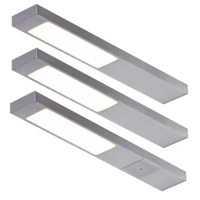 Zdjęcie produktu dla Oprawa podszafkowa LED 3x2,2 W, regulowana barwa światła (ciepła-zimna biała).