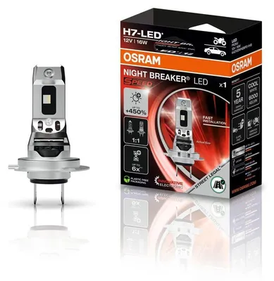 Obrázek produktu pro OSRAM H7 Night Breaker LED SPEED 450 1x Moto