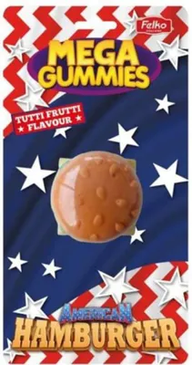 Immagine prodotto di Felko Mega Gummies American Hamburger 120g