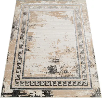 Produktbild von Tapiso Teppich ARES klassisch grau beige Wohnzimmer 180 x 250 cm