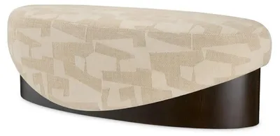 Zdjęcie produktu dla Luksusowa ławka Casa Padrino kolor piaskowy / czarny 140 cm - Meble hotelowe