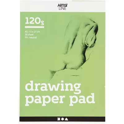 Image de Bloc-notes Blanc A5 120gr, 30 feuilles