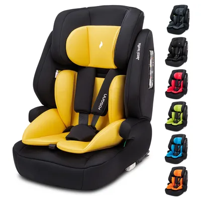 Produktbild von Osann Jazzi Isofix, der sichere Kindersitz ab 1 Jahr 76–150 cm, mitwachsender Kinderautositz (9-36 kg)  - Pineapple