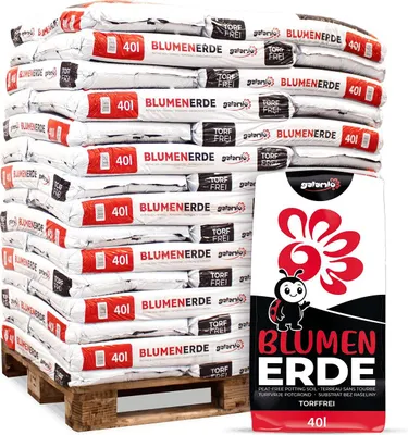 Produktbild von Galamio Blumenerde torffrei 40l x 45 Sack 1800l Palette