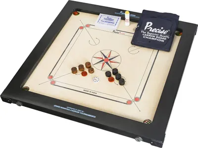 Produktbild von Precise - Carrom Champion 12 mm - 16 kgs - 74x74 cm - 85x85 cm - Karrom Spiel - Turnier