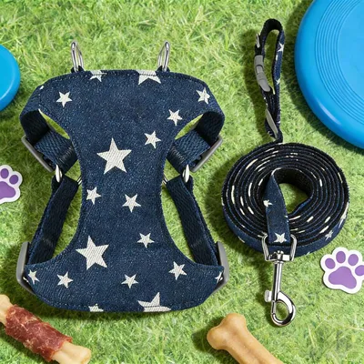 Produktbild von Verstellbares Hundegeschirr mit Schnellverschluss | Brustgeschirr für mittelgroße Welpen beim Spaziergang und Outdoor-Aktivitäten