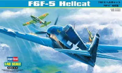 Produktbild von Hobby Boss F6F-5 Hell cat 1:48, 80339