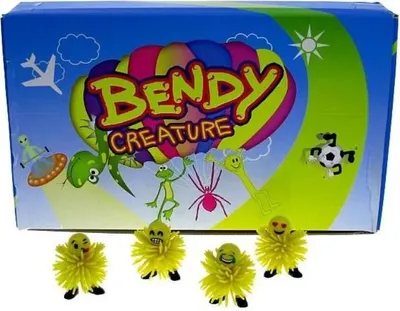 Image de Mini bonhomme jaune, 12 pièces, avec des pointes | 008111