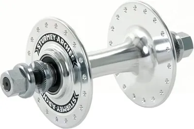 Produktbild von Sturmey Archer HBT-30F Fixie Hochflansch Nabe VR Bahn 36 Loch silber verstärkt