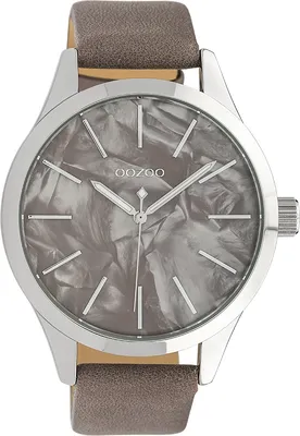 Produktbild von Oozoo Armbanduhr taupe braun Textil Timepieces Damen Analog-Quarzuhr UOC10073