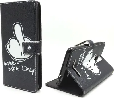 Produktbild von Handyhülle Tasche für Handy Xiaomi Redmi Note 3 Mittelfinger