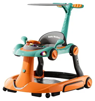 Immagine prodotto di Girello Tavalax 2in1 - con pannello musicale e gioco, con effetti di luce e LED, regolabile in altezza, con funzione scorrevole, adatto per 6-24 mesi - Girello didattico multifunzionale Tavalax 2in1 con funzione auto a spinta - per neonati e bambini piccoli in fasi di sviluppo attivo, con particolare attenzione all'ergonomia, alla libertà di movimento, alla stabilità, al piacevole comfort di seduta, al funzionamento intuitivo e a vari momenti di gioco nella cameretta dei bambini o nella zona