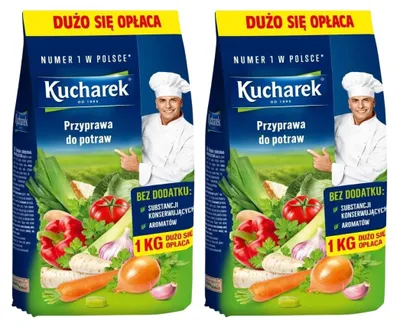 Produktbild von Kucharek Gewürzmischung 2x 1kg - Würzmischung Gemüse Universal Gewürz Würzmittel