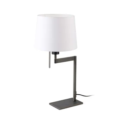 Image de Lampe de table ARTIS bronze, blanc