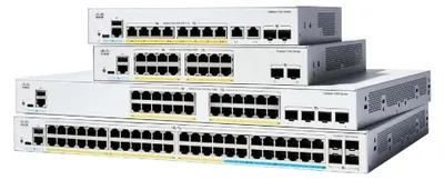 Obrázek produktu pro Cisco Catalyst 1300, Řízený, L2, Gigabit Ethernet (10/100/1000), Podpora napájení po Ethernetu (PoE), Instalace do racku