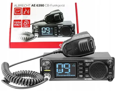 Zdjęcie produktu dla CB radio Albrecht AE 6390 DIN VOX ASQ duży ekran 2.4"