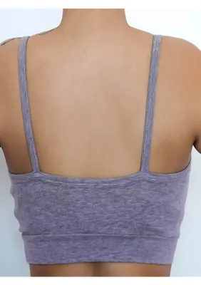 Produktbild von Nachhaltiges Sport-Bustier aus weicher Biobaumwolle mit sportlicher Passform und breitem Bündchen