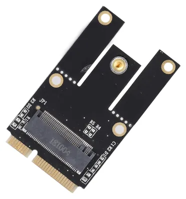 Image de Adaptateur M.2 NGFF vers Mini PCI-E : convertisseur de carte réseau sans fil WiFi et Bluetooth pour ordinateur portable